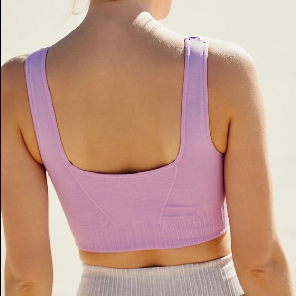 Free People Good Karma Square Neck Sports Bra - Picture 2 of 7
